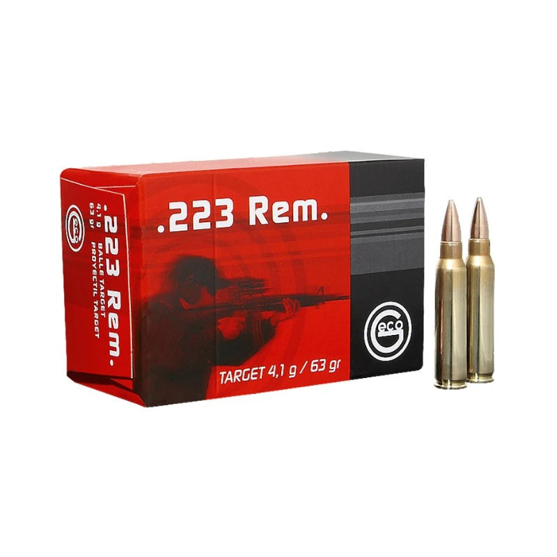 GECO AMMO 223 REM 63 GR FMJ TARGET 50 PACK
