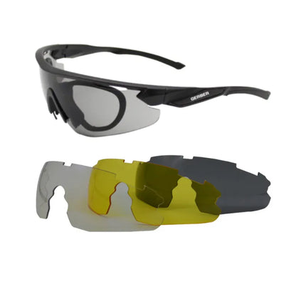 GERBER POLARIZED SHOOTING GLASSES WITH 3 LENSES