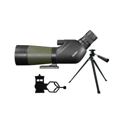 GERBER SPOTTING SCOPE 20-60X20 BAK4 WITH SMART PHONE ADAPTOR AND TABLE TRIPOD