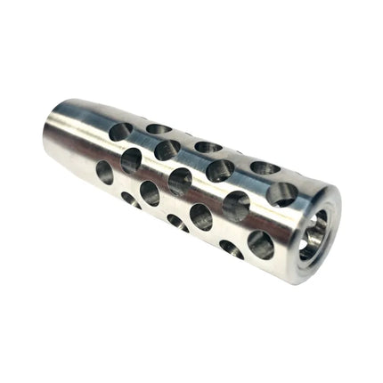 GRIZZLY MUZZLE BRAKE 1/2"X28 .30CAL STAINLESS SPORTER-GBS15.61