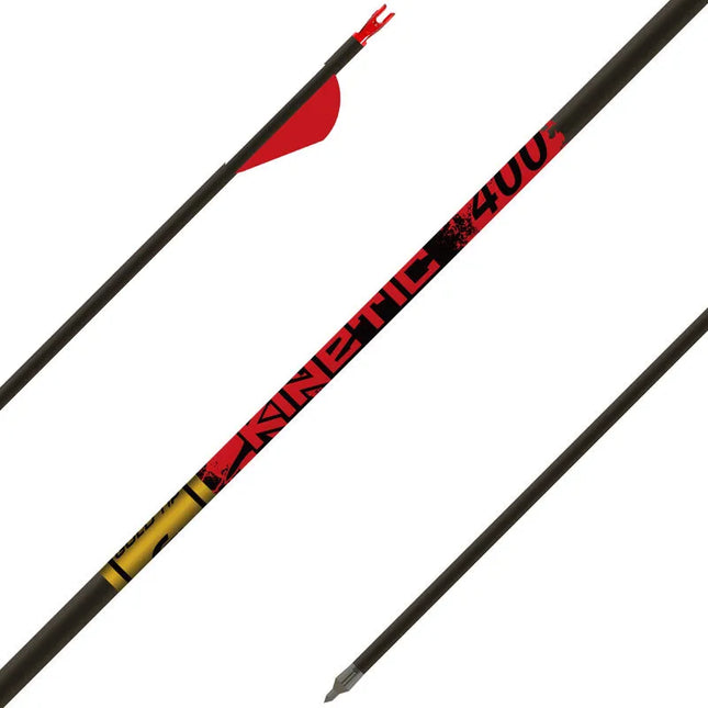 GOLD TIP KINETIC ARROWS 340 SPINE 2" VANES 29" - 12PACK