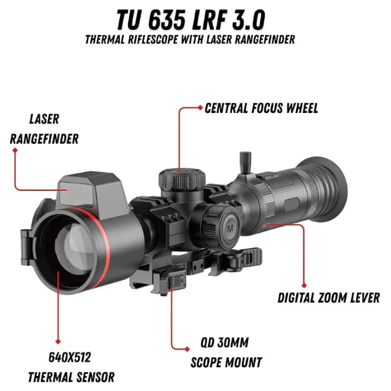 GUIDE TU635LS THERMAL SCOPE WITH LRF
