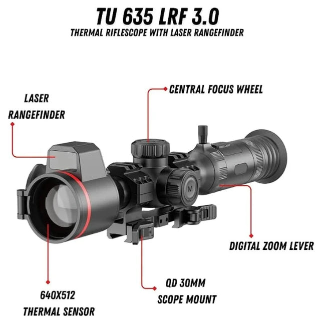 GUIDE TU635LS THERMAL SCOPE WITH LRF
