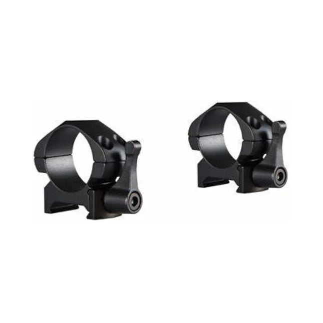 HAWKE PRECISION STEEL RING MOUNT WEAVER 30MM LOW QUICK RELEASE
