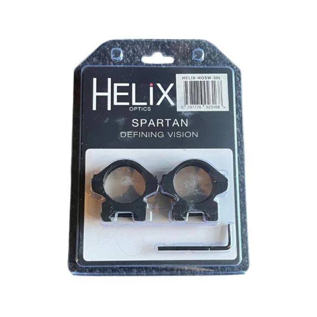 HELIX OPTICS SPARTAN ALLY RINGS 30MM LOW