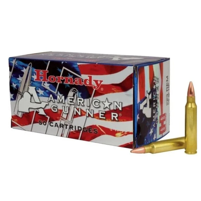 HONRADY AMMO 223 REM AMERICAN GUNNER 55GR HP 50PACK