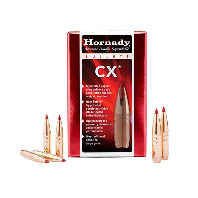HORNADY .224 22 CAL 50GR CX PROJECTILES 50PK