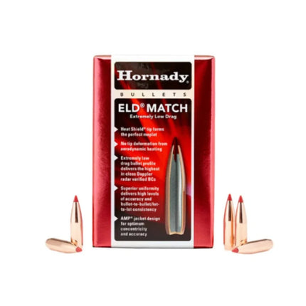 HORNADY .284 7MM 180 GRAIN ELD-M MATCH BULLETS 100 PK