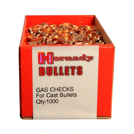 HORNADY 30 CAL GAS CHECKS - 1000 PK