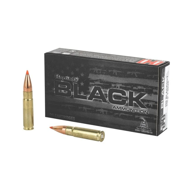 HORNADY AMMO 300 BLACKOUT 110GR V-MAX - 20PK