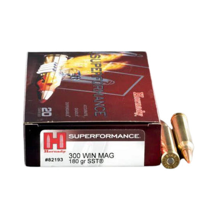 HORNADY AMMO 300 WIN MAG 180GR SST - 20PK