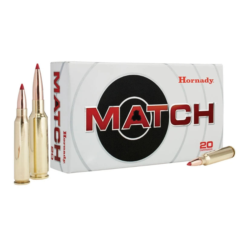 HORNADY AMMO 308WIN 168GR BTHP MATCH 20PK