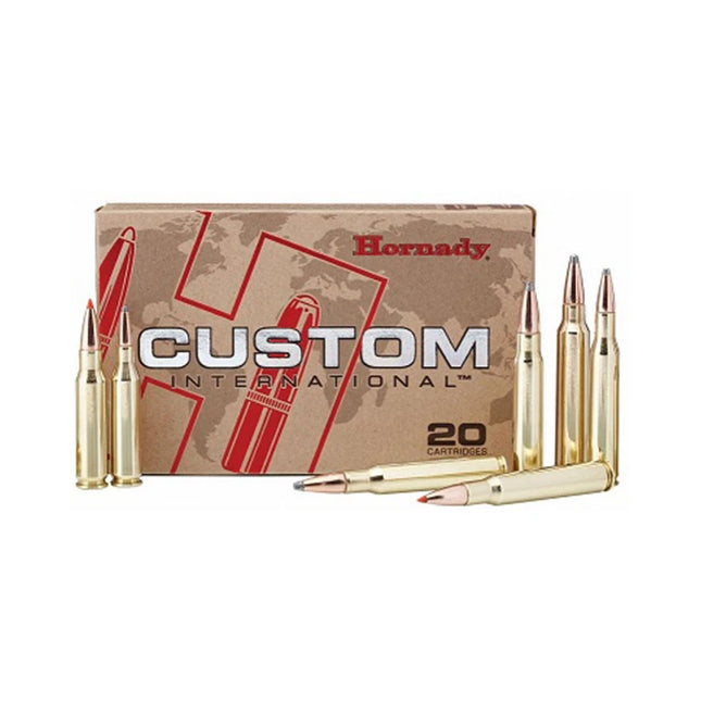 HORNADY AMMO 6.5 CREEDMOOR 140GR SP CUSTOM INTERNATIONAL