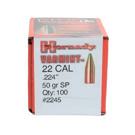 HORNADY PROJ 22 CAL 50GR SP VARM