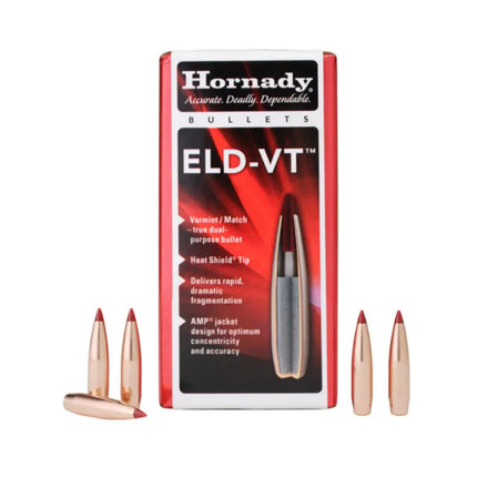HORNADY .243 6MM 80 GR ELD-VT 100 PK
