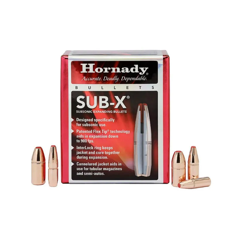 HORNADY .458 45 CAL 410 GRAIN SUB-X BULLETS 50 PACK