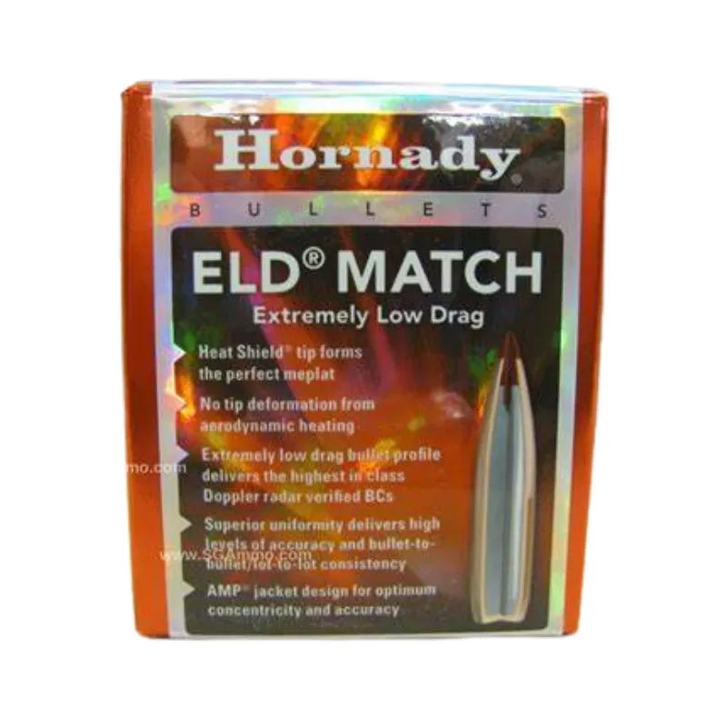 HORNADY PROJECTILES ELD MATCH (CALIBRE VARIANTS AVAILABLE)