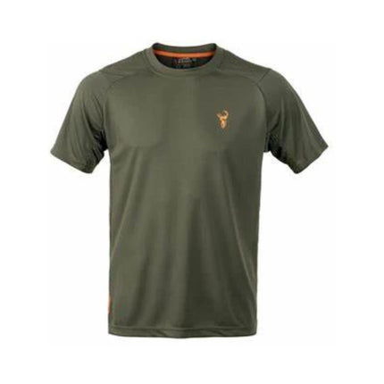 HUNTERS ELEMENT ECLIPSE TEE V2 FOREST GREEN