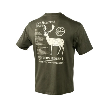 HUNTERS ELEMENT GUIDE TEE FOREST GREEN