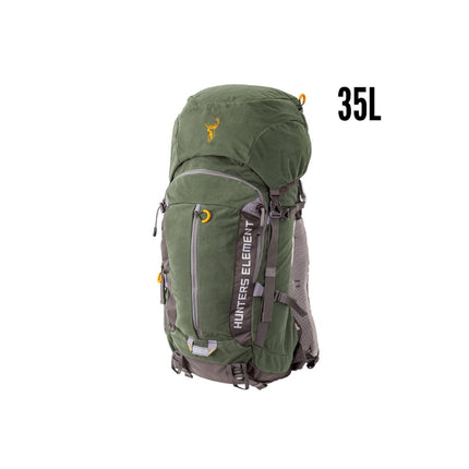 HUNTERS ELEMENT BOUNDARY PACK FOREST GREEN 35L