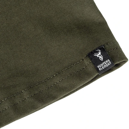 HUNTERS ELEMENT GUIDE TEE FOREST GREEN