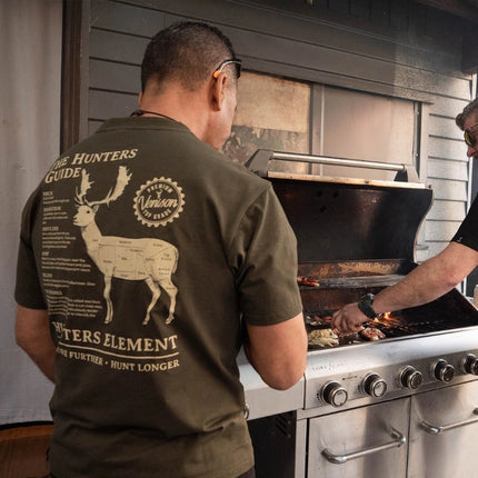 HUNTERS ELEMENT GUIDE TEE FOREST GREEN