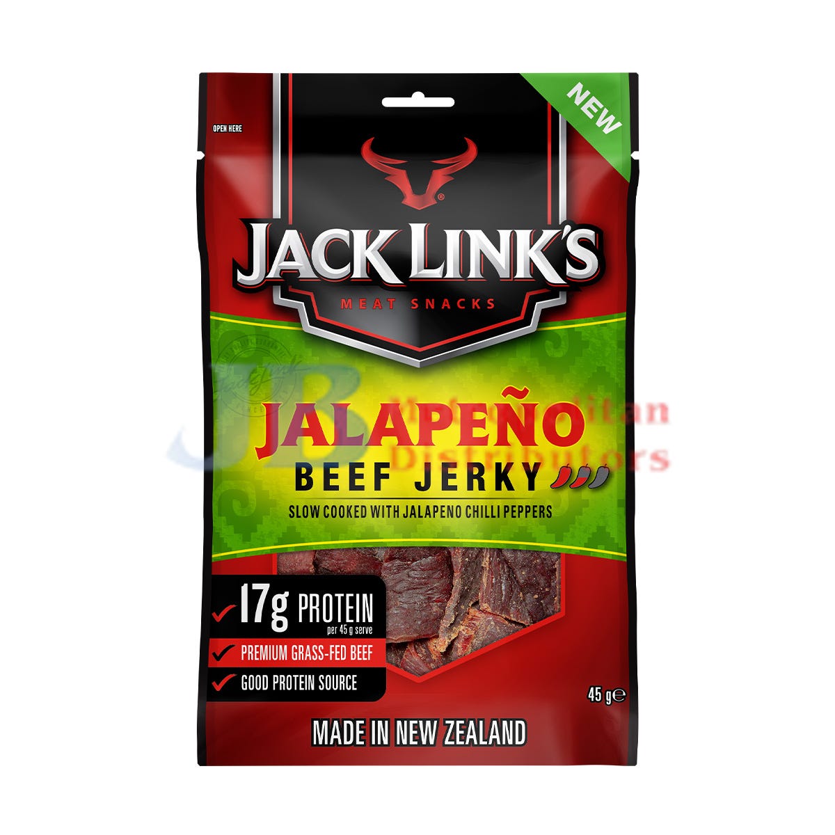 JACK LINKS JALEPENO BEEF JERKY 45G
