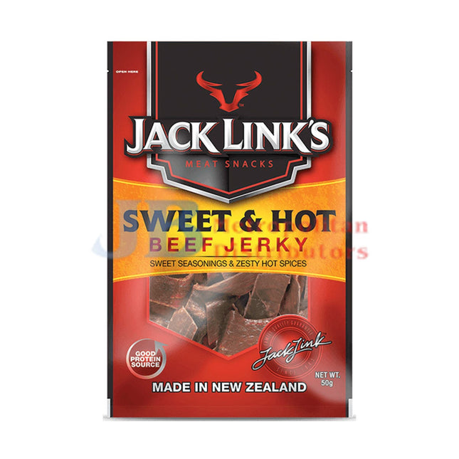 JACK LINKS SWEET & HOT BEEF JERKY 50G