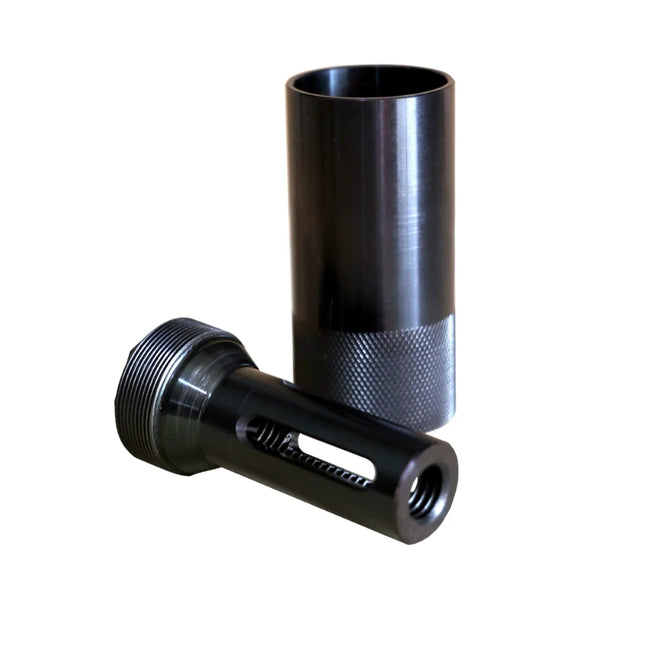 MANAEL FLASH HIDER & BLAST SHIELD UP TO 30 CAL 1/2x28TPI