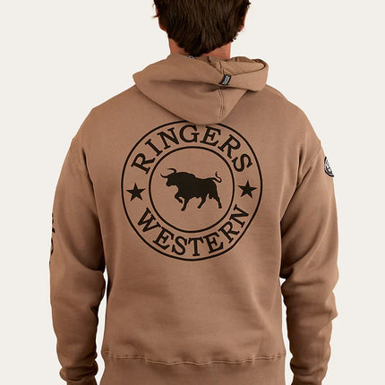 RINGERS WESTERN KNX OVERSIZE UNISEX HOODIE CAMEL (SIZES AVAILABLE)