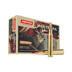 is designed for hunting medium-sized game, and the soft point bullet ensures effective expansion upon impact.