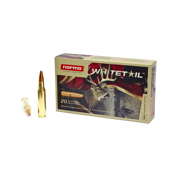 NORMA AMMO 7MM-08 150GR WHITETAIL SP 20 PACK