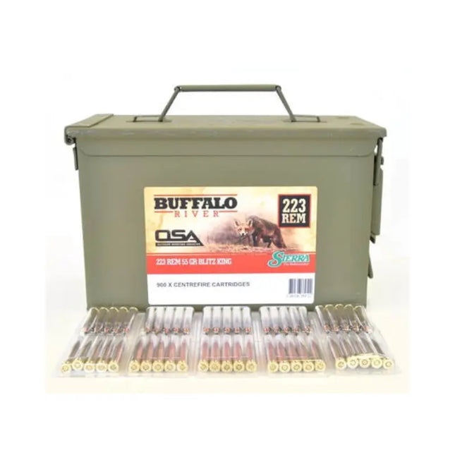 OSA AMMO BUFF RIVER 223 55G GK 900RD CAN