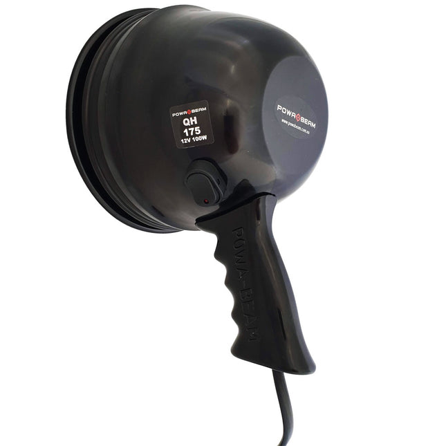 POWA BEAM 175MM/7" QH 100W HAND HELD SPOT LIGHT