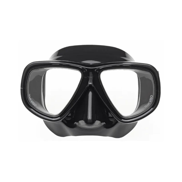 RIFFE MASK - VISO (BLACK SILICONE) - CLEAR LENS