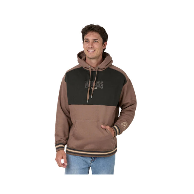 RINGERS WESTERN BARROW CREEK MENS PULLOVER HOODIE - MUSHROOM - L