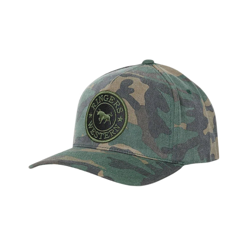 RINGERS WESTERN GROVER CANVAS BASEBALL CAP - CAMO