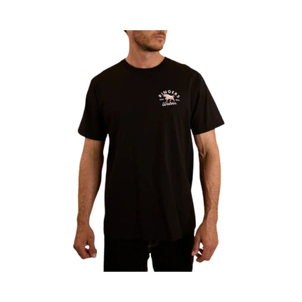RINGERS WESTERN HOMETOWN MENS LOOSE FIT T-SHIRT BLACK (SIZES AVAILABLE)