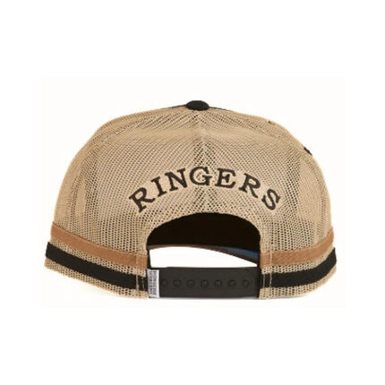 RINGERS WESTERN WORKHORSE DEEP FIT TRUCKER CAP - BLACK