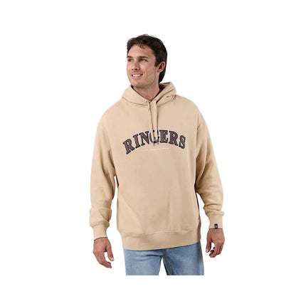 RINGERS WESTER PRINCETON MENS HOODIE - DARK SAND / CHOCOLATE