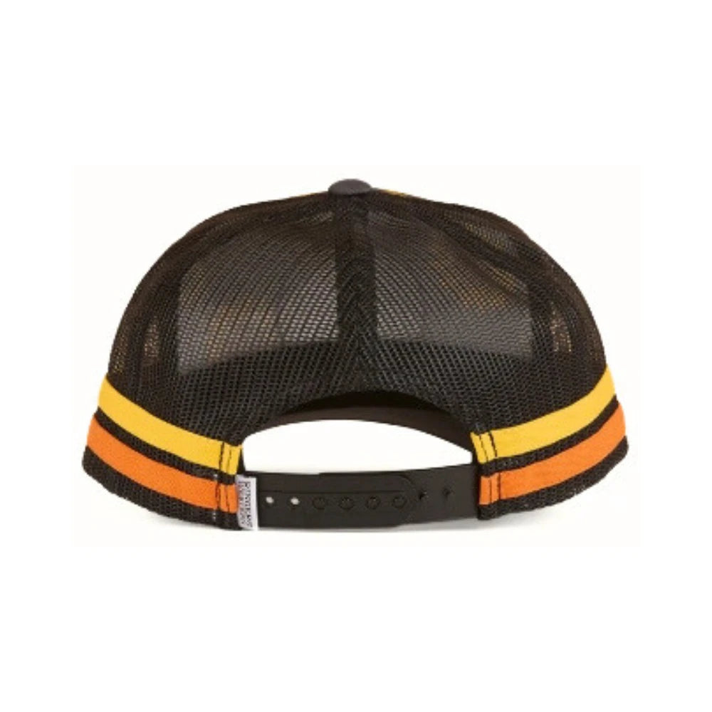 RINGERS WESTERN SUNFLOWERS TRUCKER CAP - BLK/MULTI