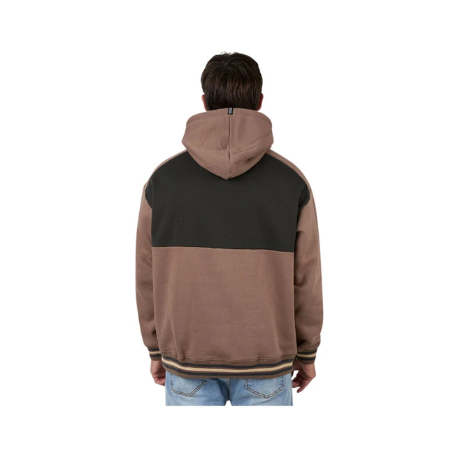 RINGERS WESTERN BARROW CREEK MENS PULLOVER HOODIE - MUSHROOM - L