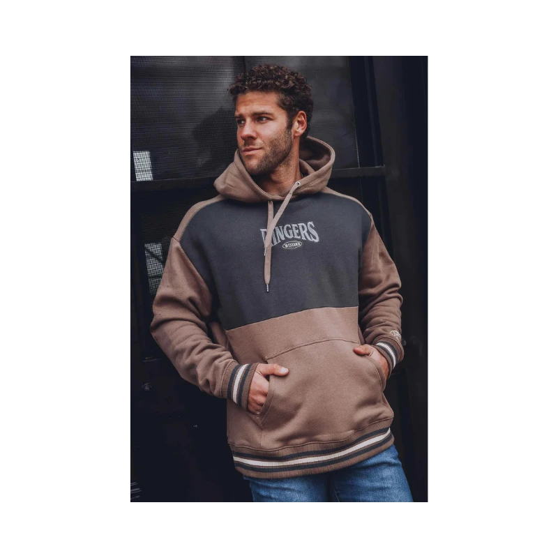 RINGERS WESTERN BARROW CREEK MENS PULLOVER HOODIE - MUSHROOM