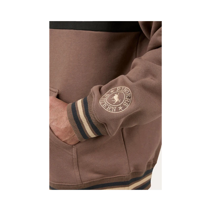 RINGERS WESTERN BARROW CREEK MENS PULLOVER HOODIE - MUSHROOM