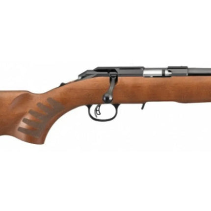 RUGER AMERICAN RIMFIRE WOOD BA 22LR 22" SATIN BLUED 10RD