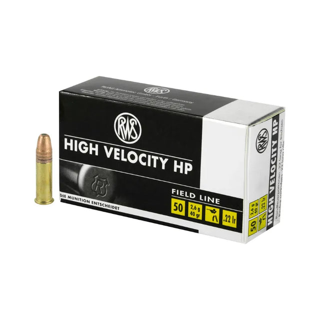 RWS AMMO 22LR HIGH VELOCITY HOLLOW POINT FIELD LINE