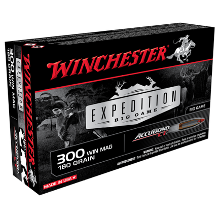 WINCHESTER AMMO EXPEDITION BIG GAME 300WM 180GR ABCT