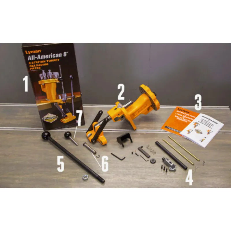 LYMAN BRASS SMITH ALL AMERICAN 8 TURRET PRESS