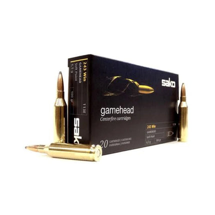SAKO 243 WIN 100GR GAMEHEAD - 20PK
