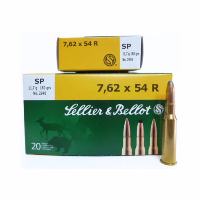 SELLIER & BELLOT 7.62X54R 180G SP - 20PK